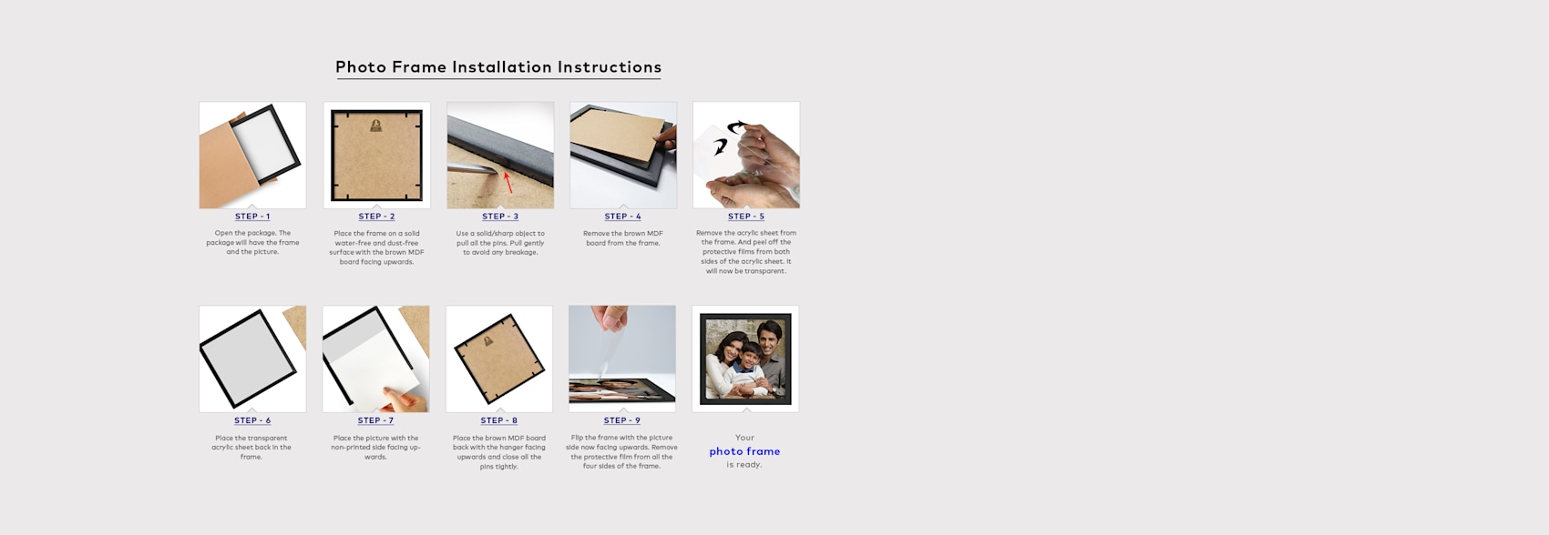 Personalized Photo with Frame, Picture Frame Online Vistaprint.in